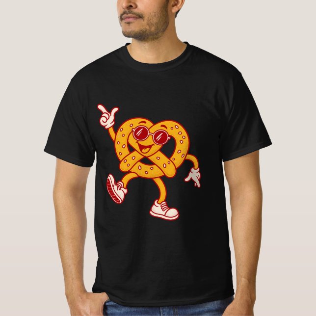Pretzel Dance – Funny Graphic Tee (Front)