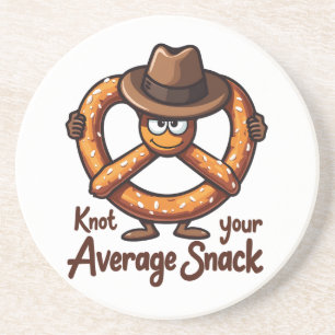 Pretzel Dealer Pretzels Snack Oktoberfest Baking Coaster