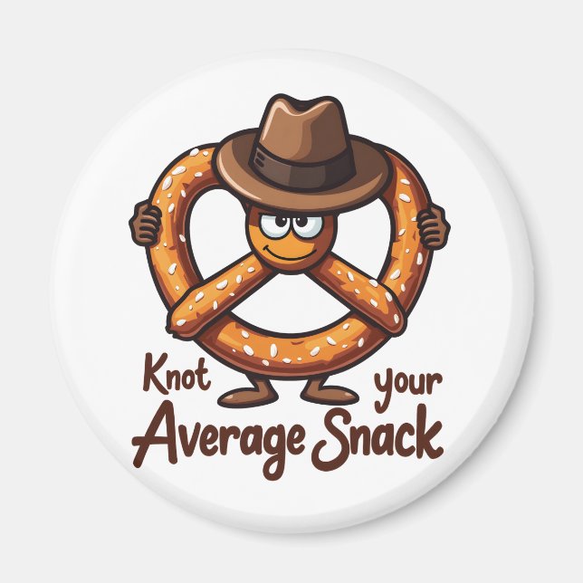 Pretzel Dealer Pretzels Snack Oktoberfest Baking Magnet (Front)
