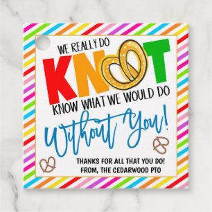 Pretzel Gift Tag