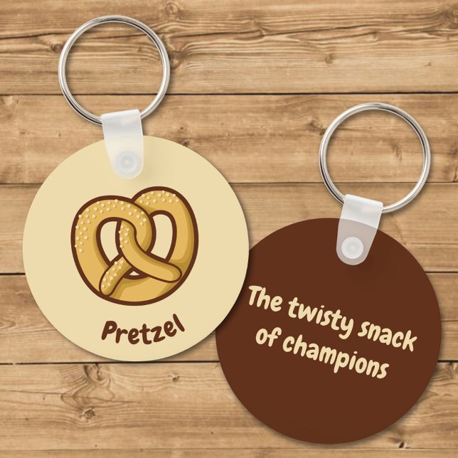 Pretzel Icon Keychain (Creator Uploaded)