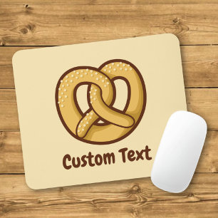 Pretzel Icon Mouse Pad