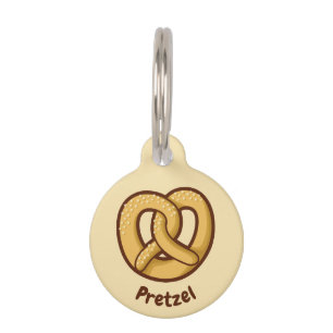 Pretzel Icon Pet ID Tag