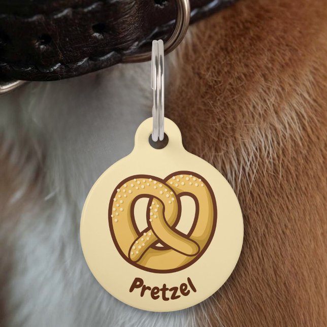 Pretzel Icon Pet ID Tag (Creator Uploaded)