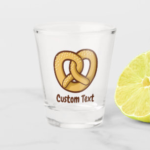 Pretzel Icon Shot Glass
