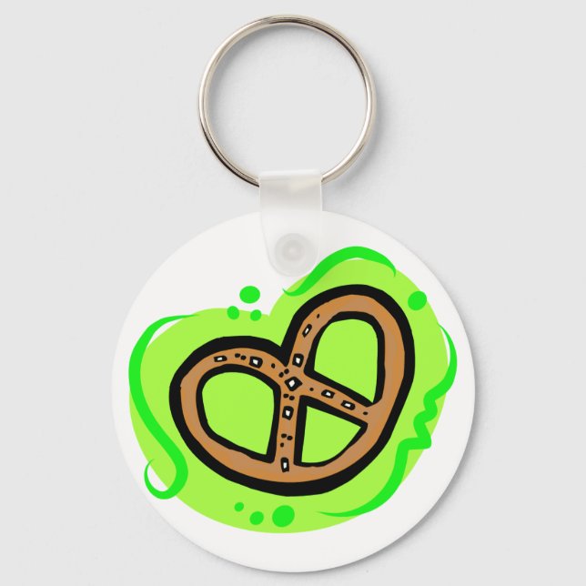 Pretzel Keychain (Front)