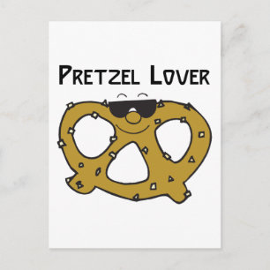 Pretzel Lover Gift Postcard