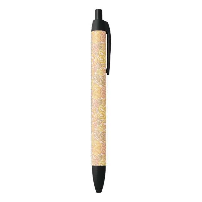 Pretzel Pattern Black Ink Pen (Bottom (Vertical))