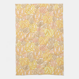 Pretzel Pattern Kitchen Towel