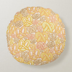 Pretzel Pattern Round Pillow