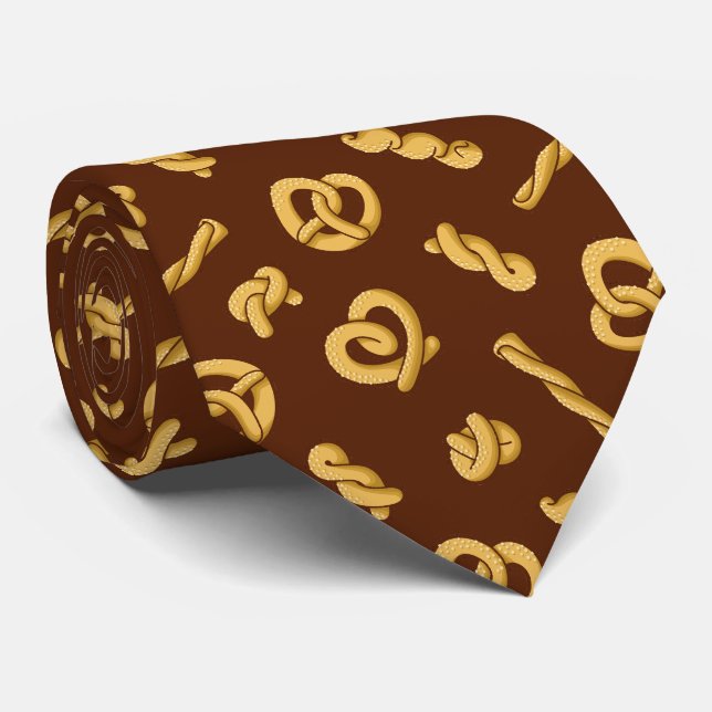Pretzel Pattern Tie (Rolled)