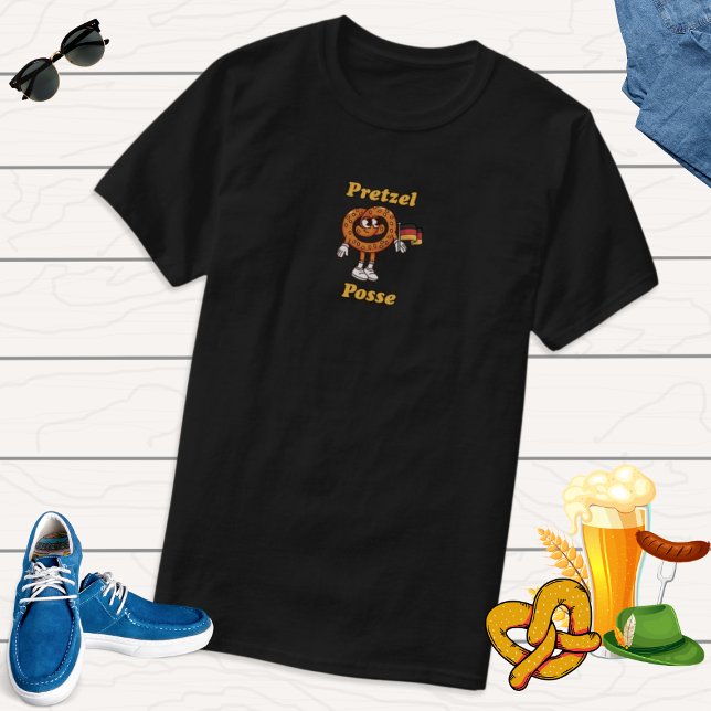 Pretzel Posse Tee for Oktoberfest and German Food (Creator Uploaded)