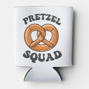 Pretzel Squad Funny Oktoberfest Pretzel Lover Germ Can Cooler