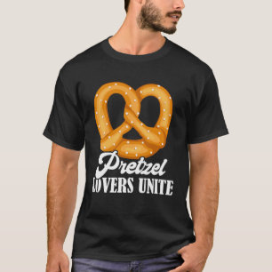 Pretzel  Unite German Food Bakery Snack Salty Baki T-Shirt
