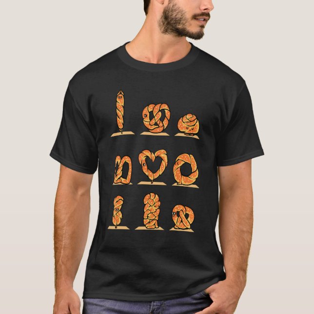 Pretzel Yoga T-Shirt (Front)
