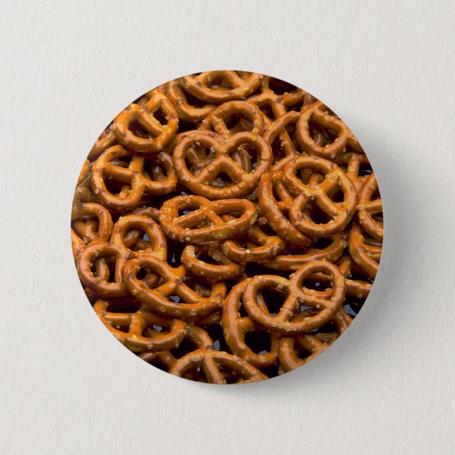 Pretzels 2 Inch Round Button (Front)