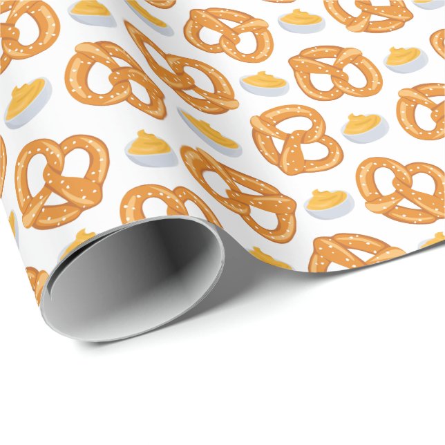 Pretzels & Cheese Wrapping Paper (Roll Corner)