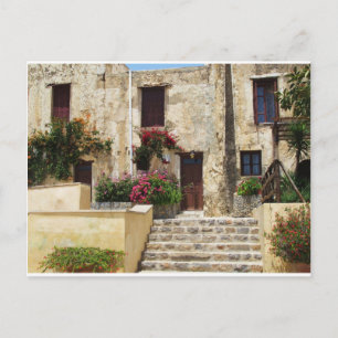 Preveli Monastery Crete Greece Postcard