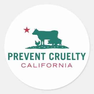 Prevent Cruelty CA Sticker Set