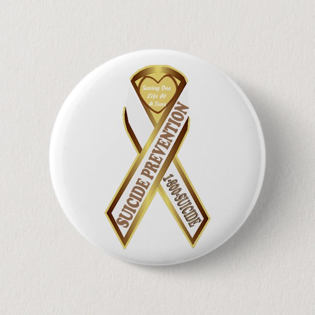 Prevent Suicide 2 Inch Round Button (Front)