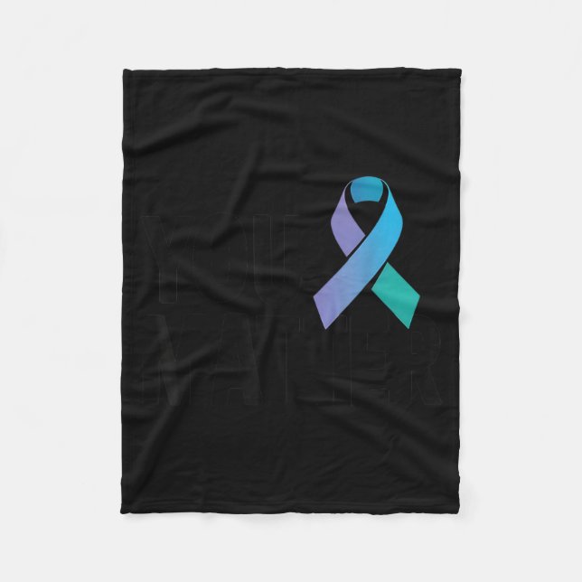 Prevention Art Fleece Blanket (Front)