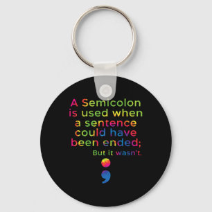 Prevention Awareness Mental Health Depression Keychain