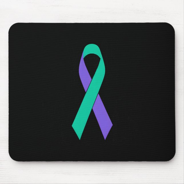 Prevention Awareness Ribbon Support Mouse Pad (Front)