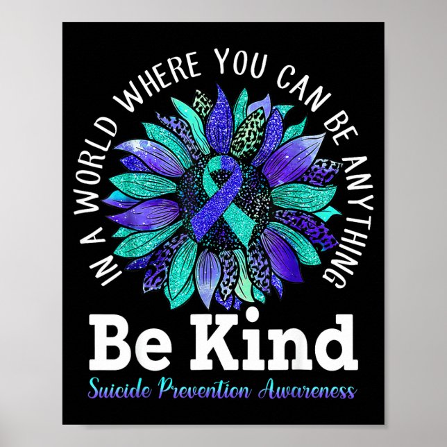 Prevention awareness week be kind leopard poster (Front)