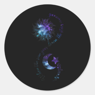 Prevention Awareness When The Sun Goes Down  Classic Round Sticker