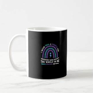 Prevention Wear Teal Purple Mental Health Coffee Mug