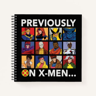 "Previously On X-Men…" Notebook