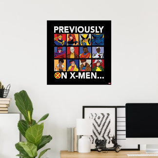 "Previously On X-Men…" Poster