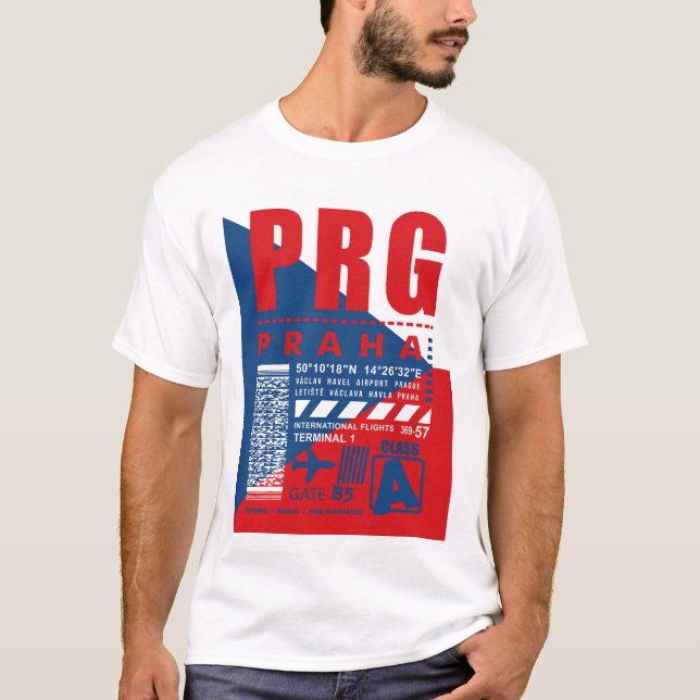 PRG Prague Airport T-Shirt (Front)