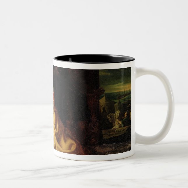 Priam and Achilles Two-Tone Coffee Mug (Right)