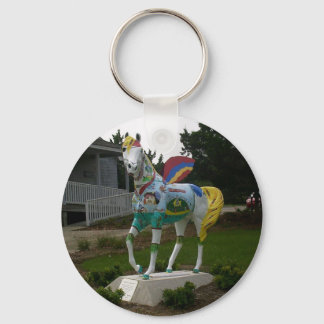 Priate Winged Horse Keychain