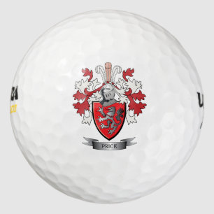 Price Family Crest Coat of Arms Golf Balls