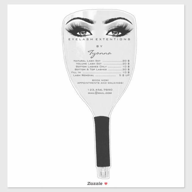 Price List On Face Shield Grey Lashes Extension (Sheet)