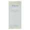 PRICE SERVICES LIST gold confetti pattern grey