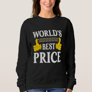 Price Surname Funny Team Family Last Name World's  Sweatshirt