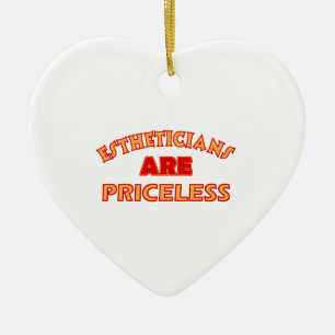 PRICELESS Aesthetician designs Ceramic Ornament