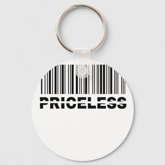 priceless barcode keychain (Front)