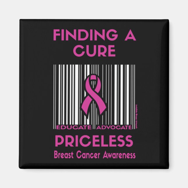 PRICELESS...Breast Cancer Magnet (Front)