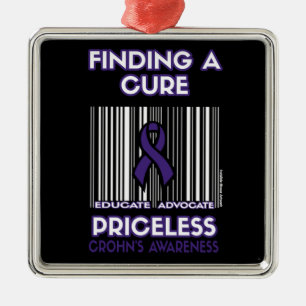 Priceless...Crohn's Metal Ornament