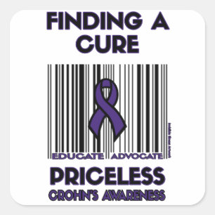 Priceless...Crohn's Square Sticker