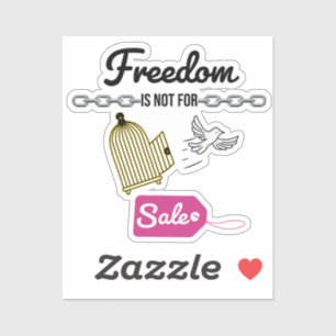 Priceless Freedom Custom-Cut Vinyl Sticker