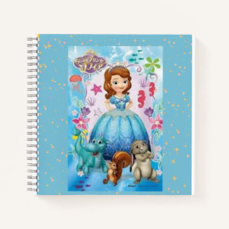 Pricess Sofia Spiral Notebook