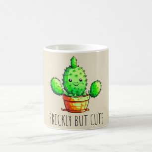 Prickly but cute coffee mug