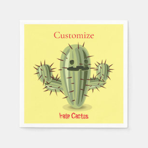 Prickly Irate Cactus Thunder_Cove Napkin