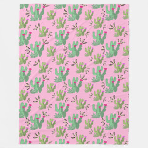 Prickly Paradise Fleece Blanket