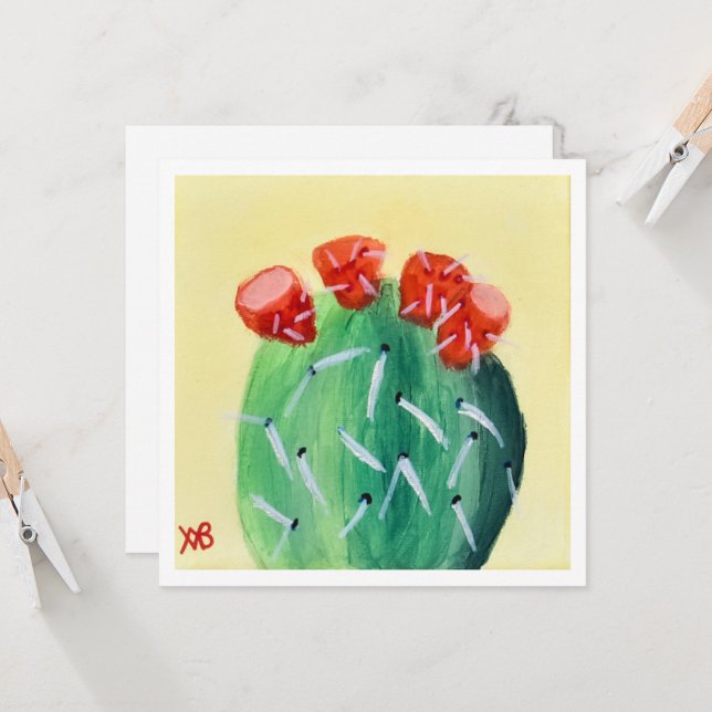 Prickly Pear Cactus (Front/Back In Situ)